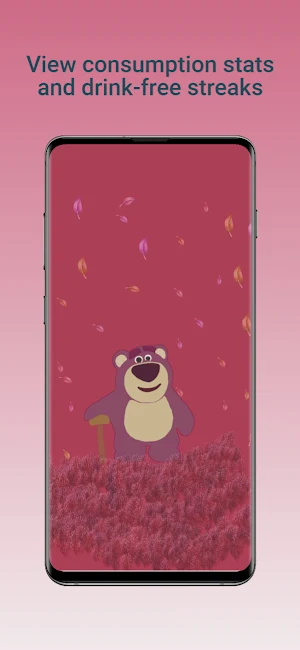 Cute Lotso Bear Pink Wallpaper Screenshot 1