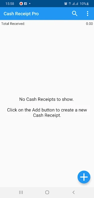 Cash Receipt Pro Screenshot 0