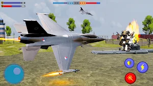 F22 vs Robots - Air Shooting Screenshot 2