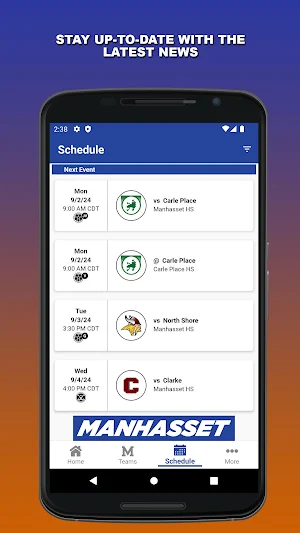 Manhasset Athletics Screenshot 3