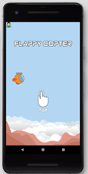 flappy copter Screenshot 0