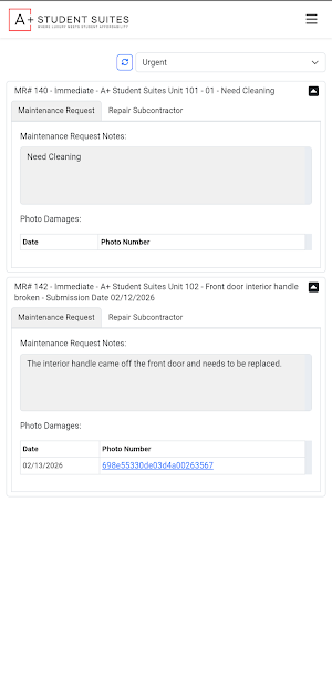 Astudents Subcontractor Screenshot 2