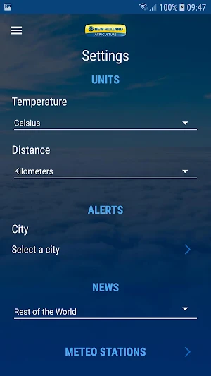 New Holland Farming Weather Screenshot 2