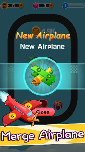 Merge Airline Tycoon-Idle Airplane Business Game Screenshot 1