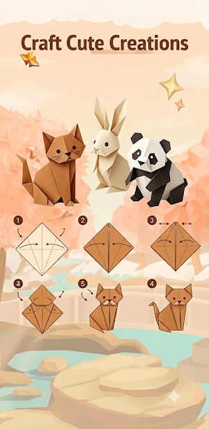 Simple Origami: Paper Folding Screenshot 3