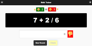 Math Trainer - Basic Operations Screenshot 1