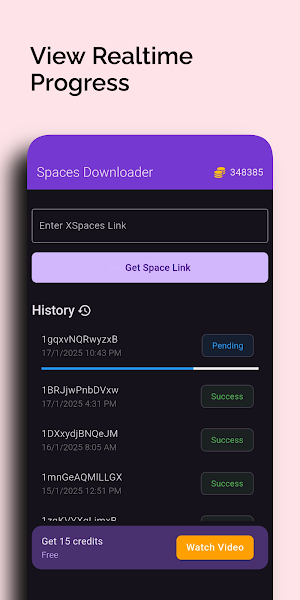 Spaces Audio Downloader Screenshot 2