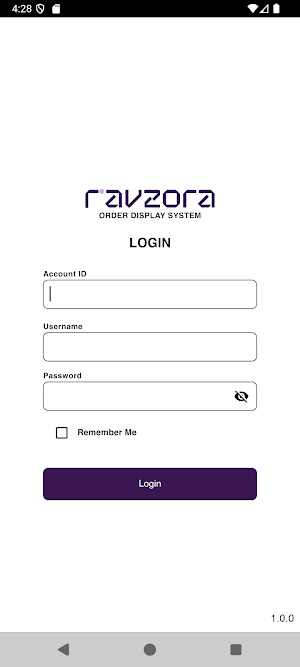 Ravzora Order Display App Screenshot 0