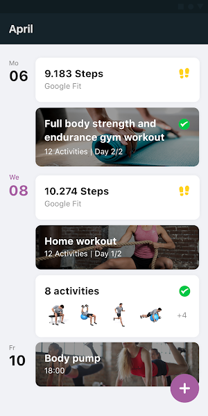 De OpenAir Fitness app Screenshot 1