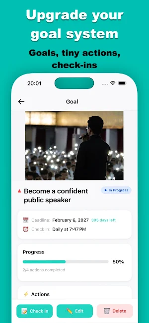 RemindMew: Achieve Goals Screenshot 3