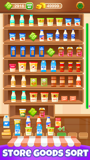 Store Goods Sort 3D Screenshot 0