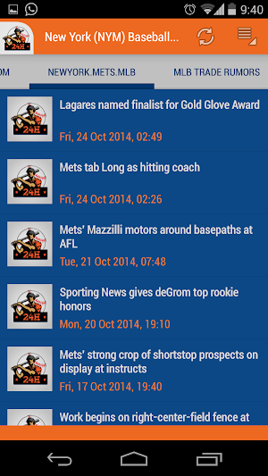 New York (NYM) Baseball 24h Screenshot 1