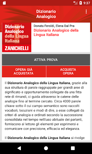 Dizionario Analogico Screenshot 0