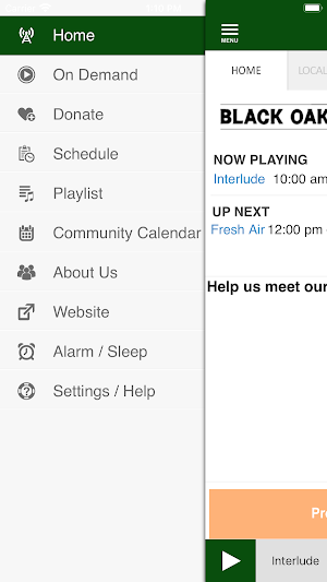 KZYX Public Broadcasting App Screenshot 1