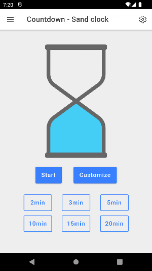 Countdown - Sand clock Screenshot 0