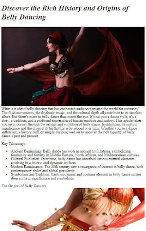 Belly Dance Moves Tutorial Screenshot 0