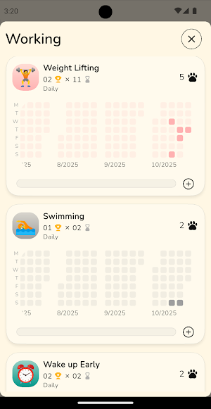 Habicat: Habit Tracker Screenshot 3