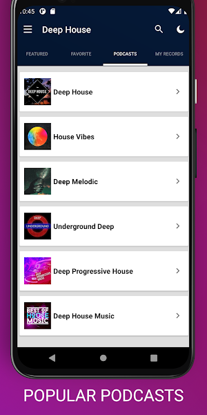 Deep House Music - Podcasts and Radio Screenshot 3