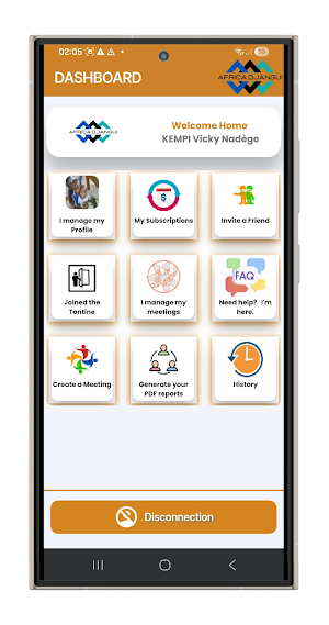AfricaDjangui : Meetings Screenshot 1