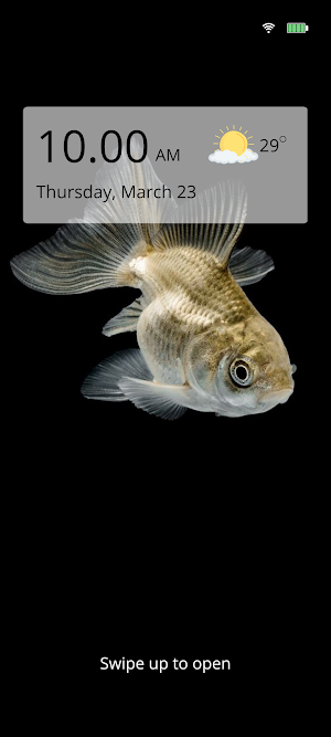 Aesthetic Goldfish Wallpaper Screenshot 1