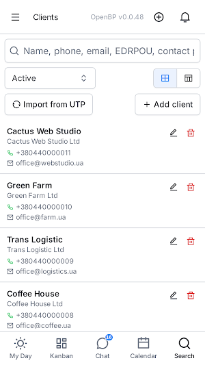 OpenBP Screenshot 1