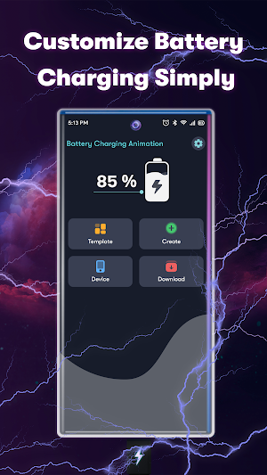 Charge Battery Effect Screen Screenshot 0