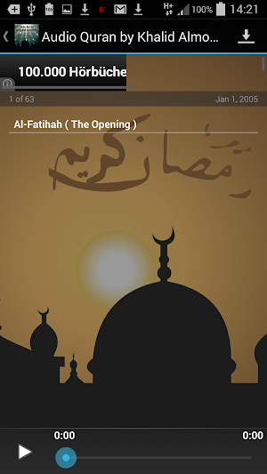 Audio Quran by Khalid Almohana Screenshot 2