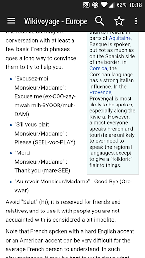 WikiVoyage Europe - Offline Travel Guide Screenshot 0