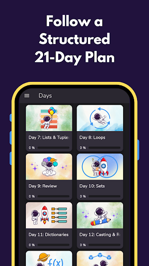 Learn Python Coding in 21 Days Screenshot 1