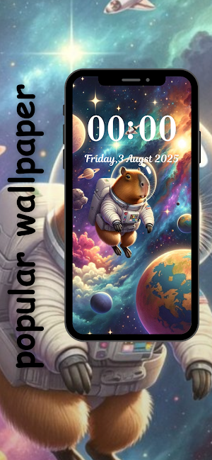Cute Capybara Wallpaper Screenshot 2