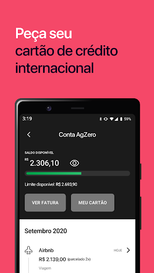 AgZero: banco digital do Safra Screenshot 3
