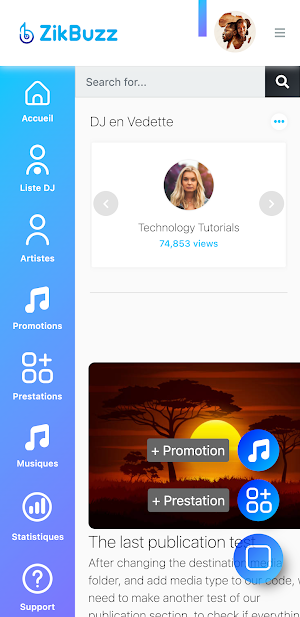 Zikbuzz Screenshot 1