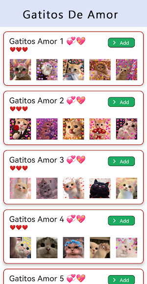 Gatitos De Amor - Wasticker Screenshot 0