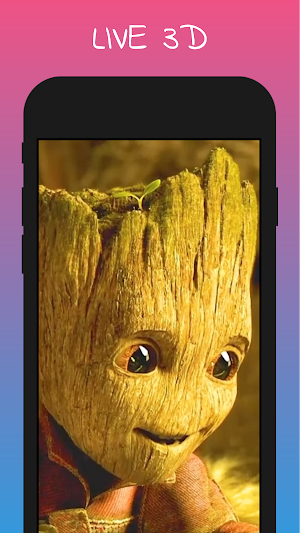 Baby Groot Live Wallpaper Screenshot 2