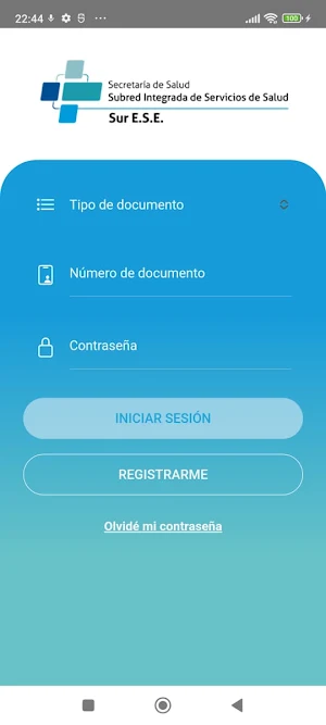 Subred Sur App Screenshot 0