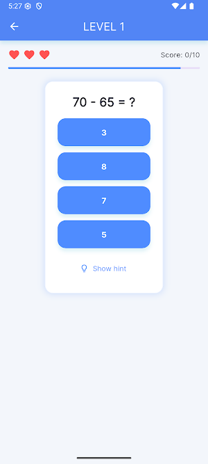 MCQ Math Puzzles Screenshot 3