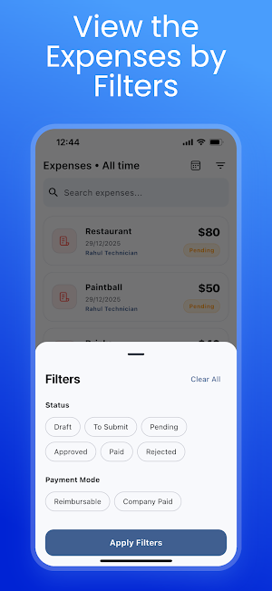 Expenses Screenshot 0