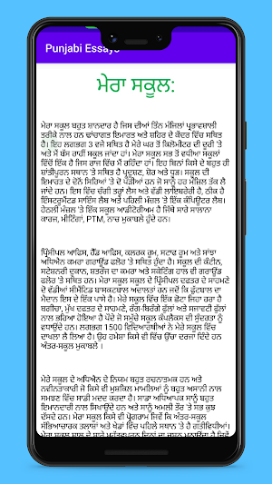 Punjabi Essays Screenshot 2