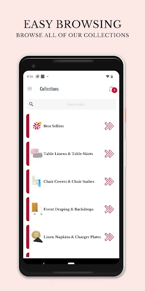 CV Linens Screenshot 2