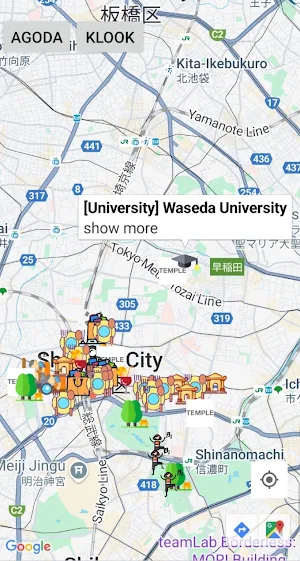 Tokyo Shinjuku Travel Map Screenshot 0