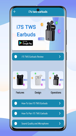 i7S TWS Earbuds Guide Screenshot 0