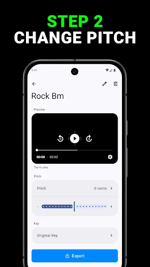 Pitch Changer - Music & Video Screenshot 1