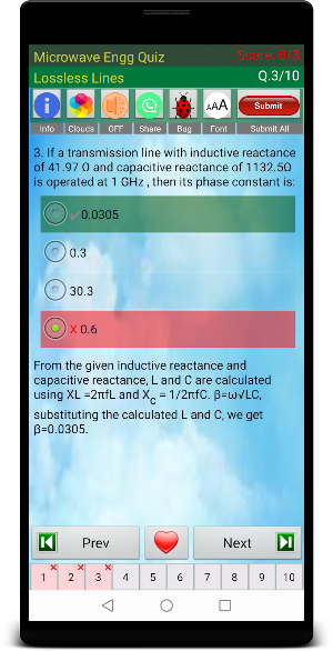 Microwave Engg Quiz Screenshot 3