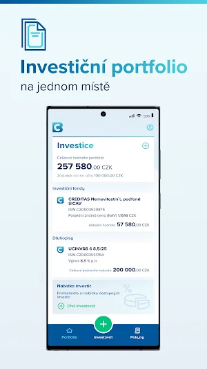 CREDITAS Invest App Screenshot 1