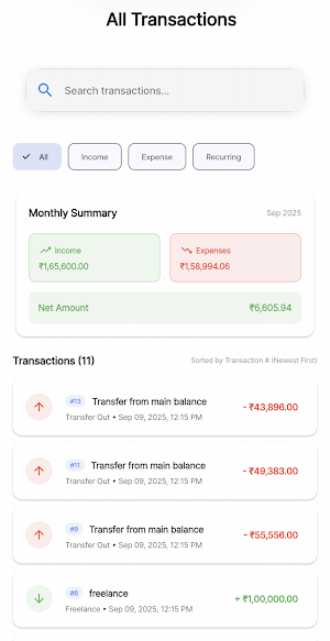 Coster - Smart Finance Manager Screenshot 2