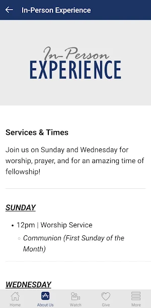 Greater Ebenezer Ministries Screenshot 2