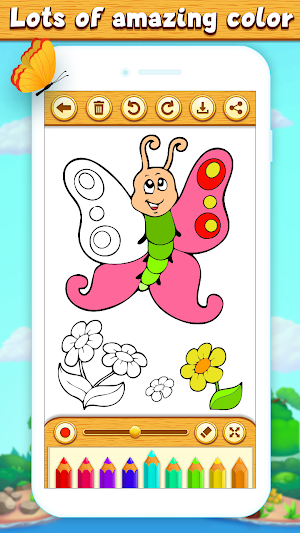 Butterfly Coloring Book Pages Screenshot 3