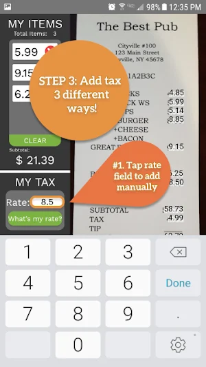 Bill Splitter Screenshot 2