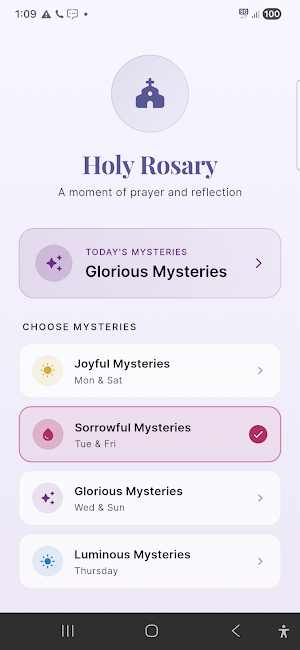 Holy Rosary - Prayer Companion Screenshot 1