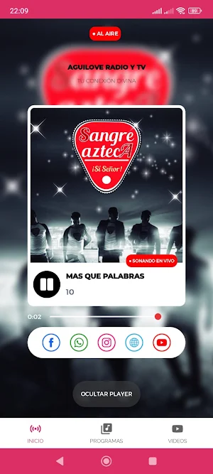 Aguilove Radio y TV Screenshot 2